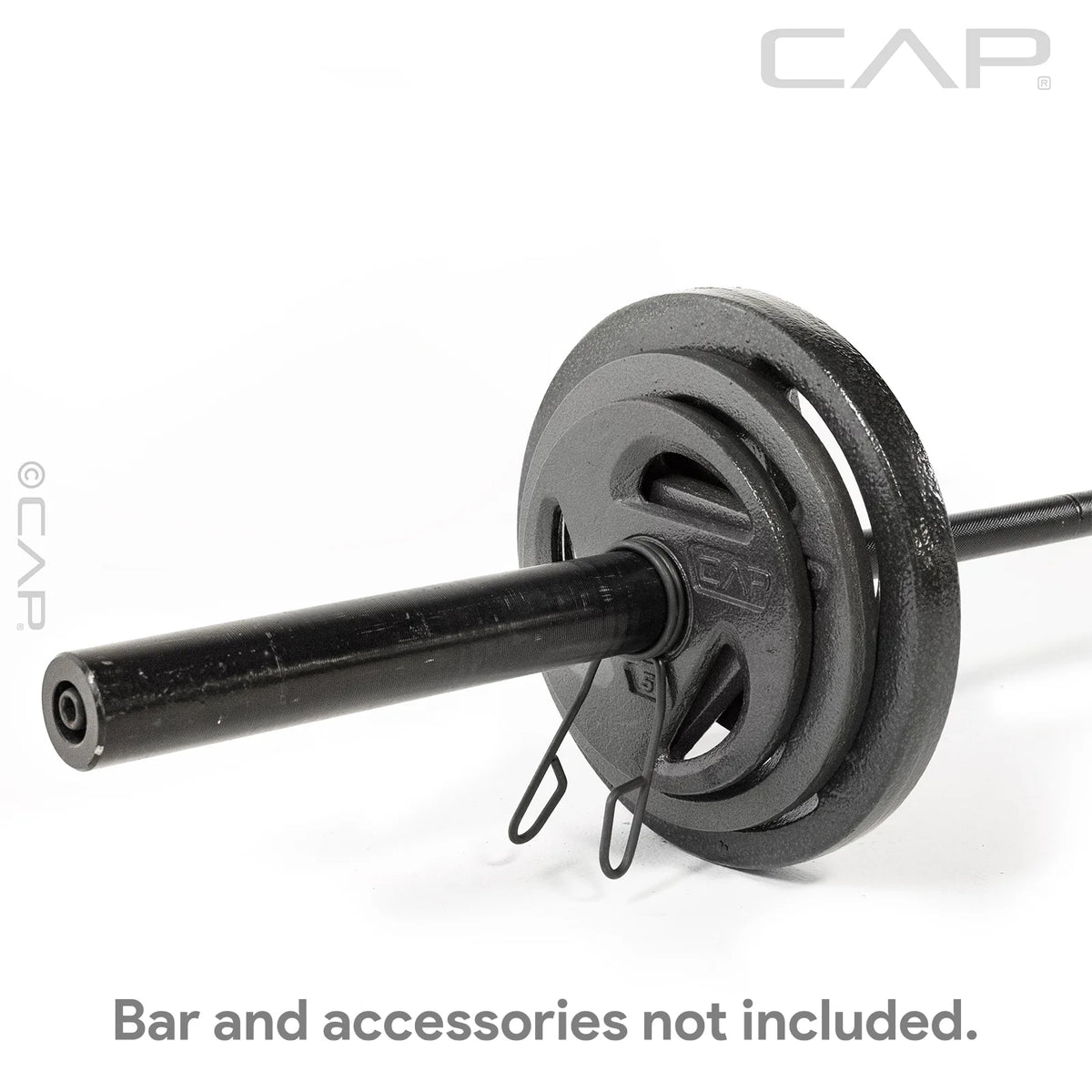 (2 Pack) 15Lb Olympic 2-Inch Grip Plate Weight Set (2X2.5Lb/2X5Lb)