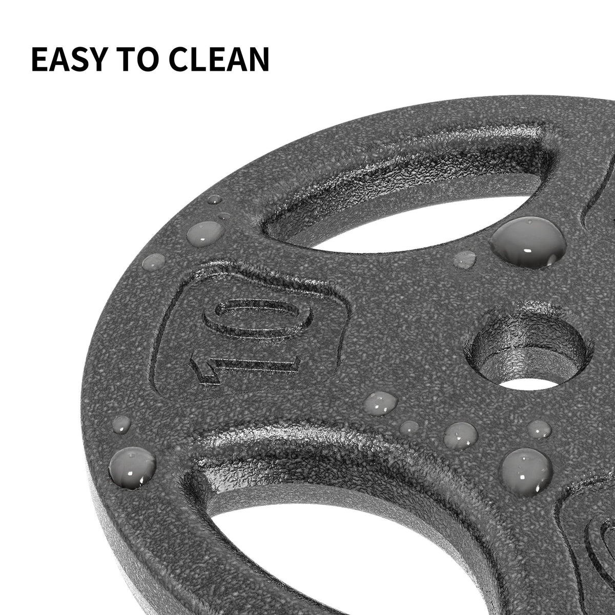 100LB Black Cast Iron Standard Weight Plate Sets, Used as Both Dumbbell and Barbell,1-Inch Holes Fit Standard Sized Bar