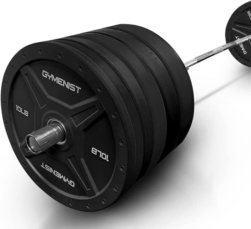 Bumper Plates Is Made for 2 Inch Olympic Bars, Available from 10 LB up to 55 LB Black or Multi Color Premium Commercial Gym