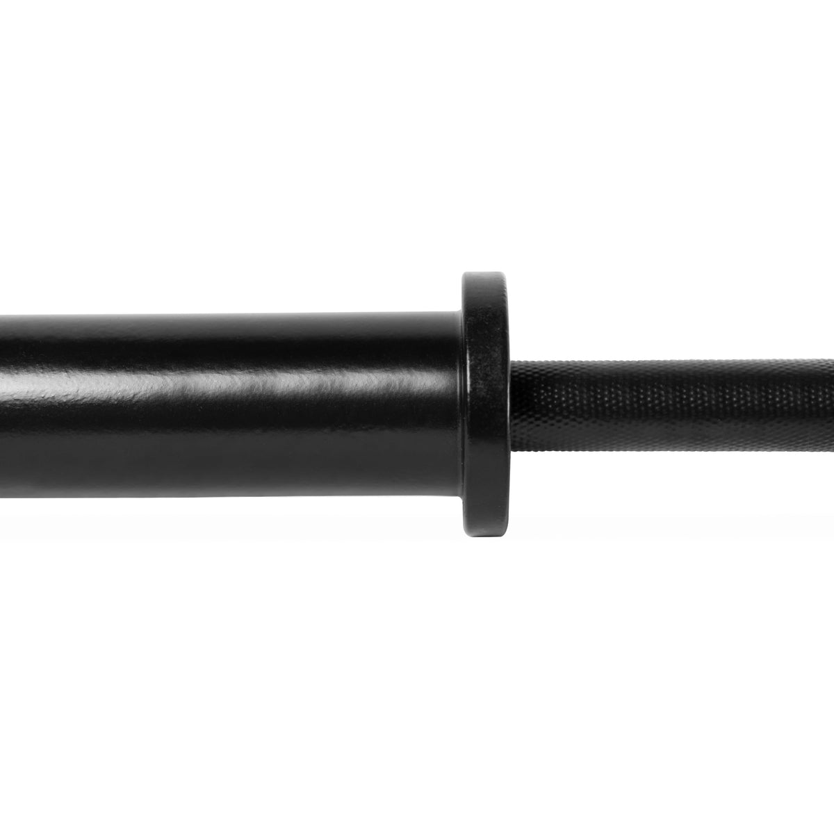 Barbell 20 In. Olympic Dumbbell Handle with Collars, Single, Black