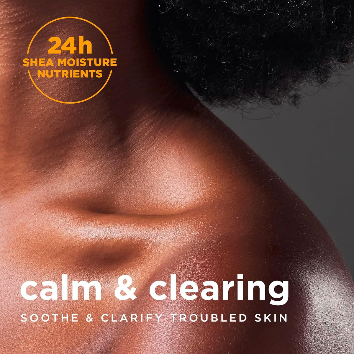 Bar Soap African Black Soap 4 Count Soothe and Clarify Skin Soothing and Clarifying Bar Soap with 24H Shea Moisture Nutrients for Healthy, Glowing Skin 8 Oz