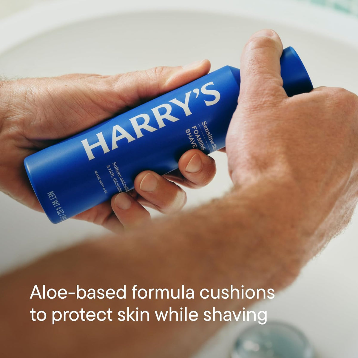Foaming Shave Gel for Men with Aloe - (3 Pack) 6.7Oz - Soothes and Cushions Skin for Shaving - Safe for Sensitive Skin