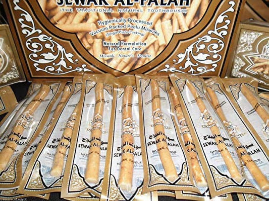 10 X  Miswak Traditional Natural Manual Toothbrush Sewak Vacummed & Packed
