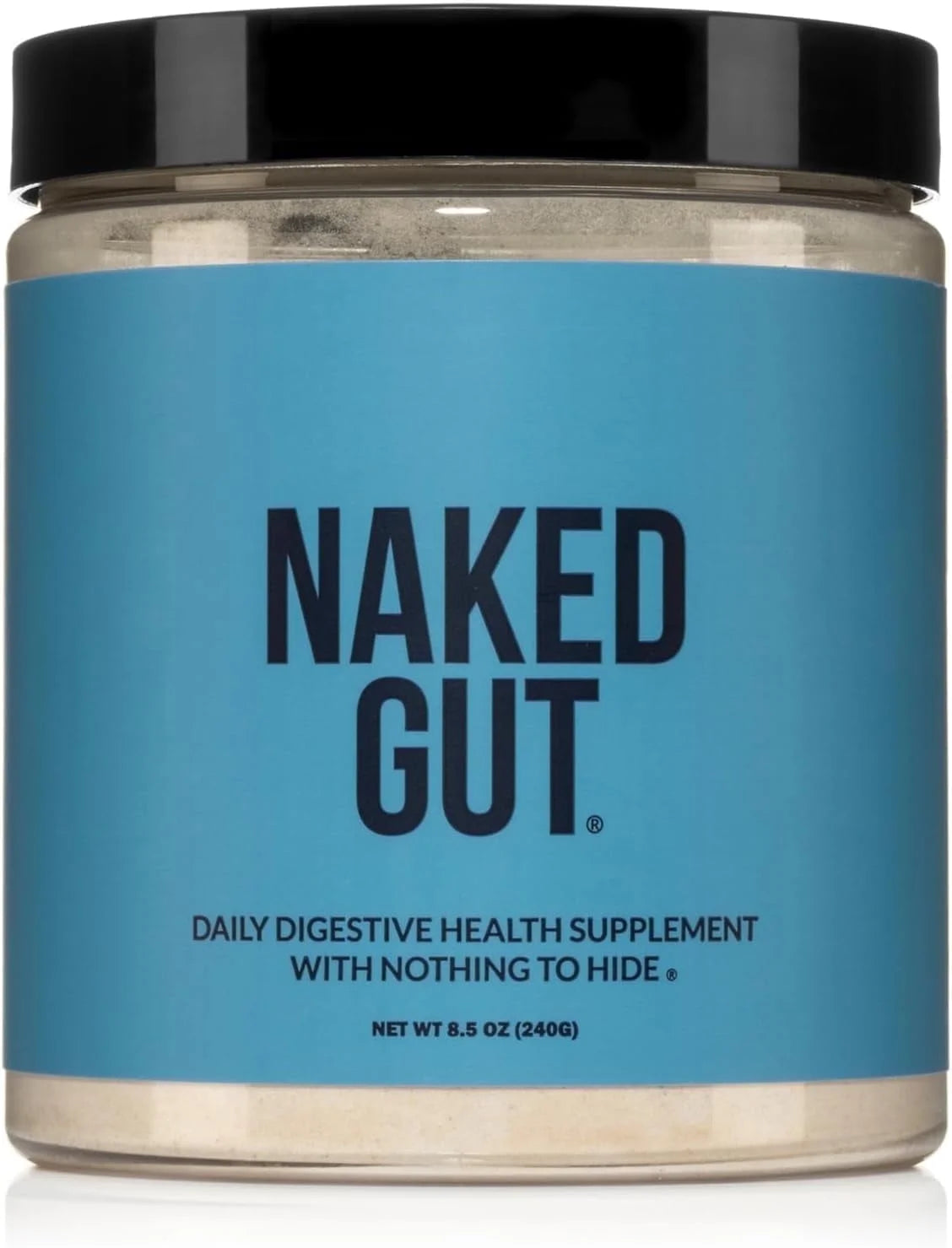 Naked Gut - Daily Gut Health Supplement - Natural Gut Health Powder for Gut Cleanse, Digestive Support, Gmo-Free, Soy-Free, Certified Gluten-Free, Vegan and Hypoallergenic, 40 Servings