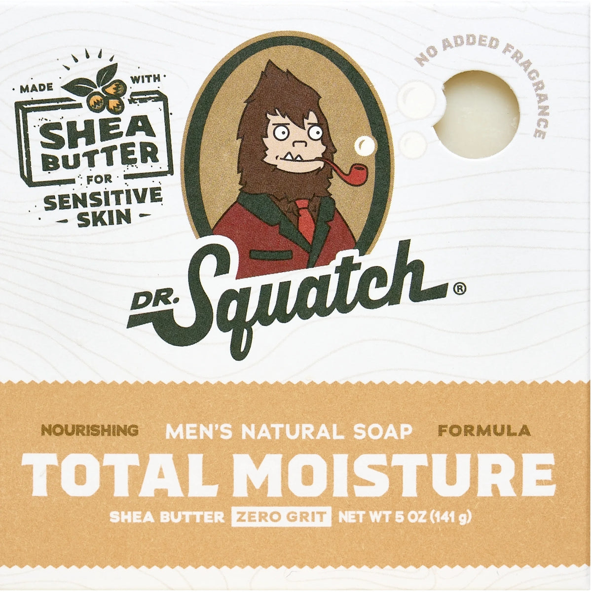 Shea Butter Total Moisture Natural Bar Soap for Men, 5 Oz