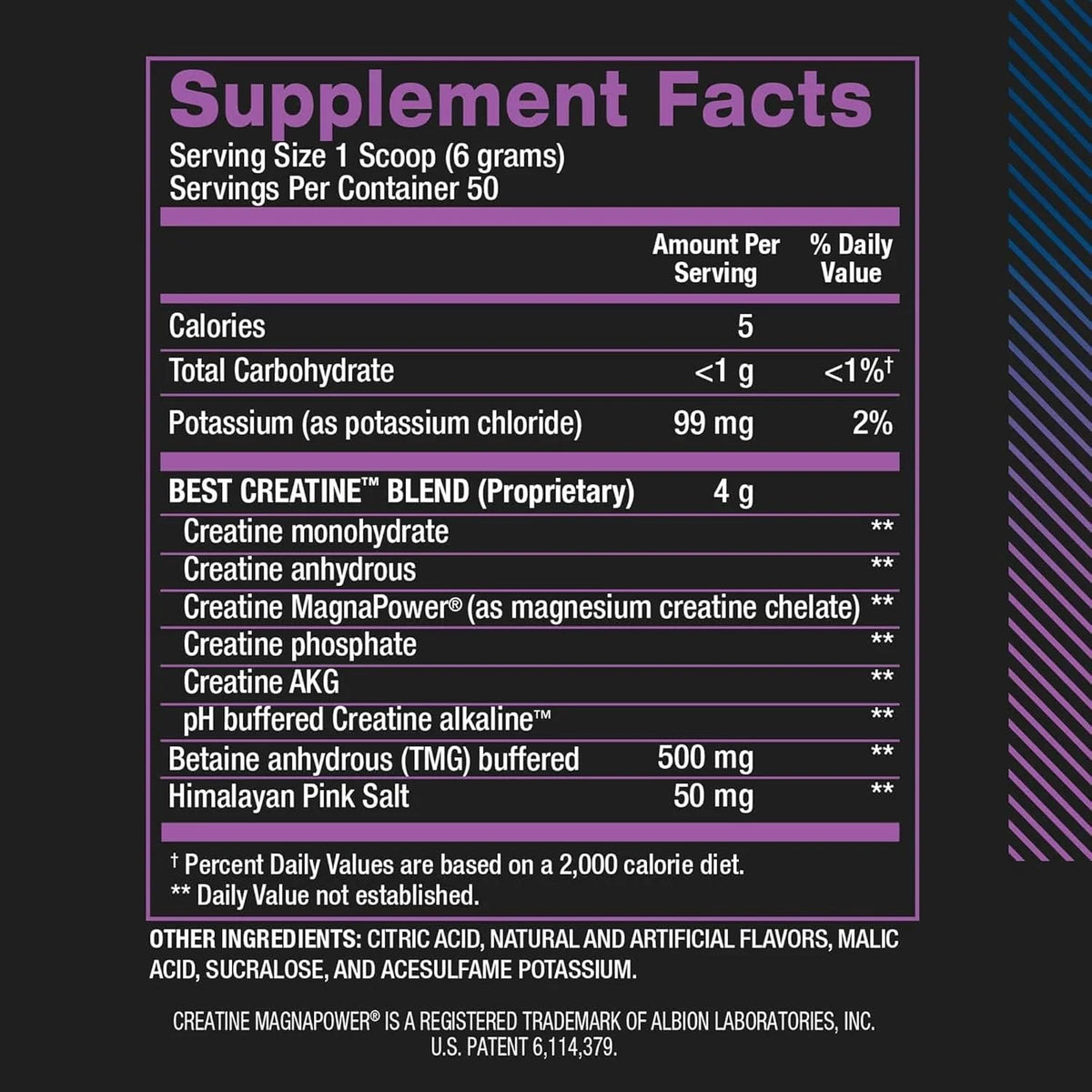 Best Creatine – Creatine Monohydrate, Himalayan Salt – Strength, Pump, Endurance, Muscle Growth, Muscle Definition – No Bloat – Fruit Punch – 50 Servings – 10.58 Oz.