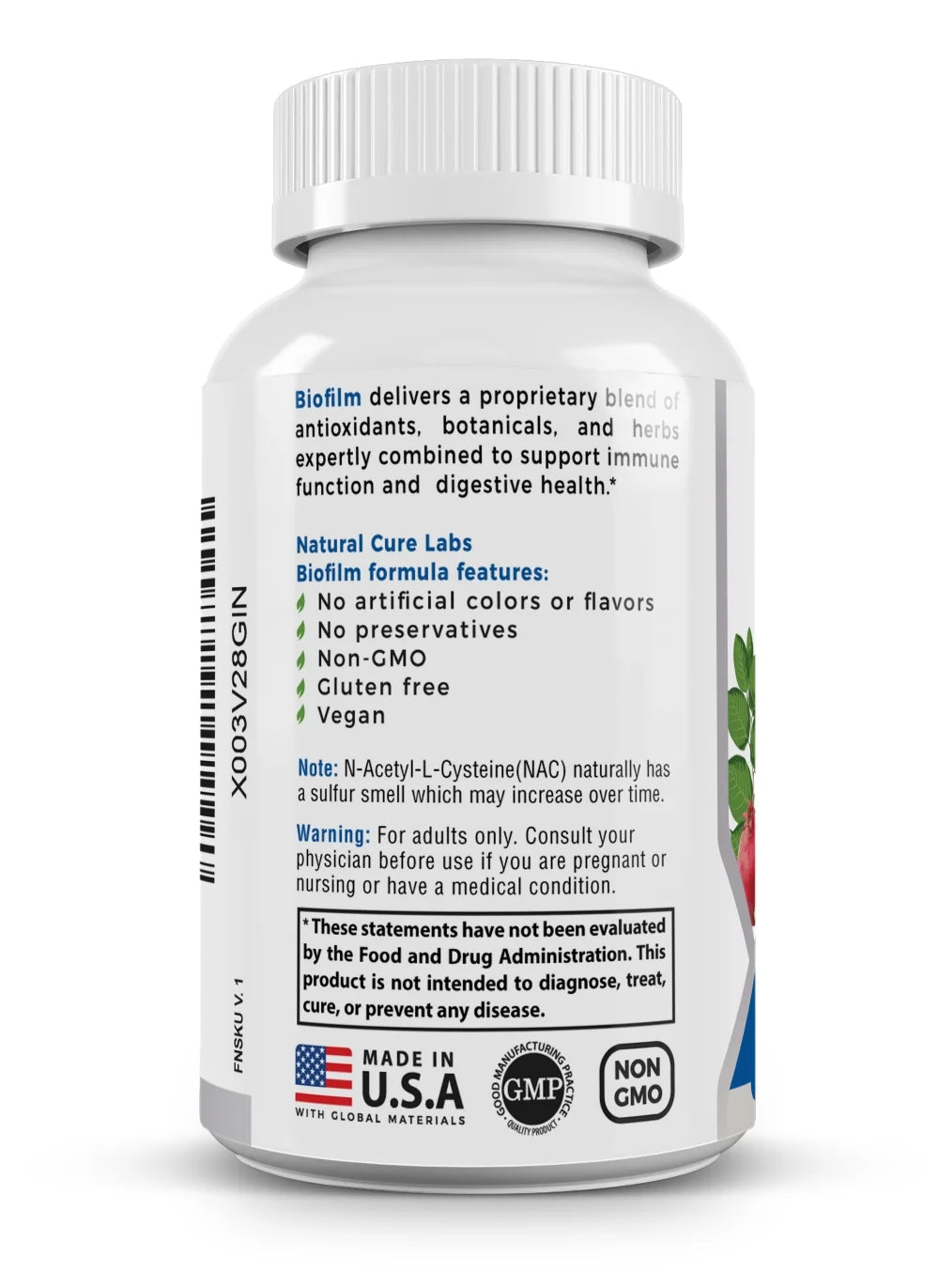 Biofilm Defense Complex - Tumeric & Pomegranate - 60 Ct by
