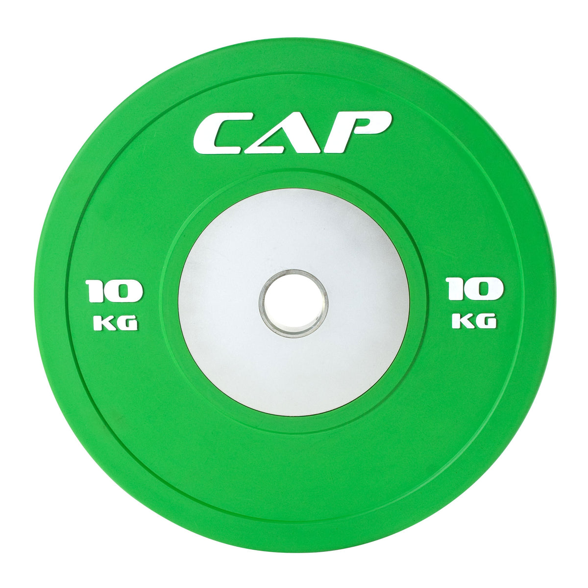 2" Olympic Competition Rubber Bumper Weight Plates with Steel Hub, 10KG (22 Lbs) Single