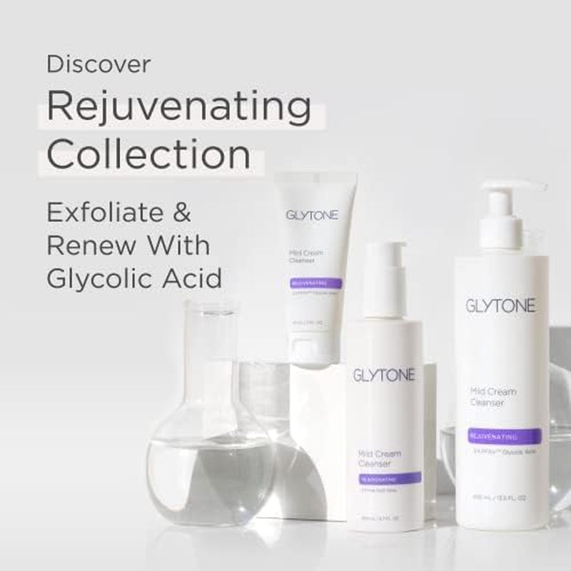 Mild Gel Cleanser - Exfoliating Face Wash for Normal to Combination Skin - with 4.7% Pure Glycolic Acid - Vegan & Fragrance-Free - 6.7 Fl. Oz.