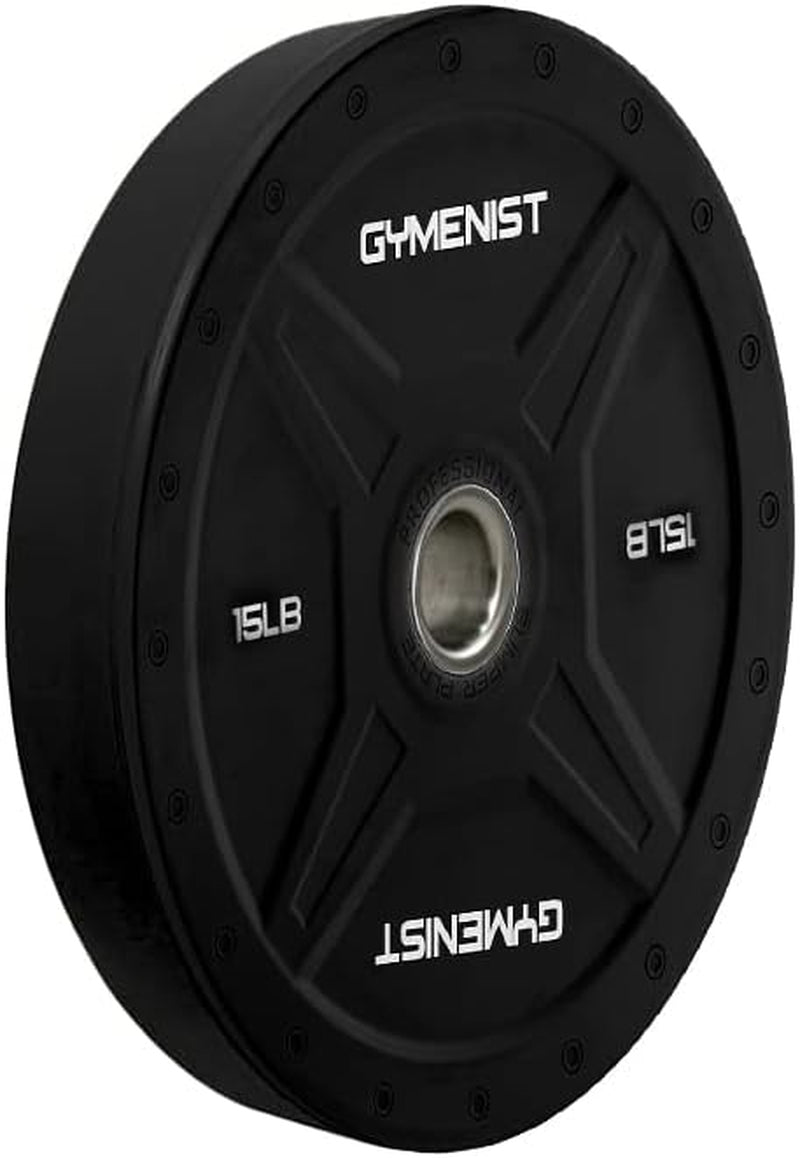 Bumper Plates Is Made for 2 Inch Olympic Bars, Available from 10 LB up to 55 LB Black or Multi Color Premium Commercial Gym