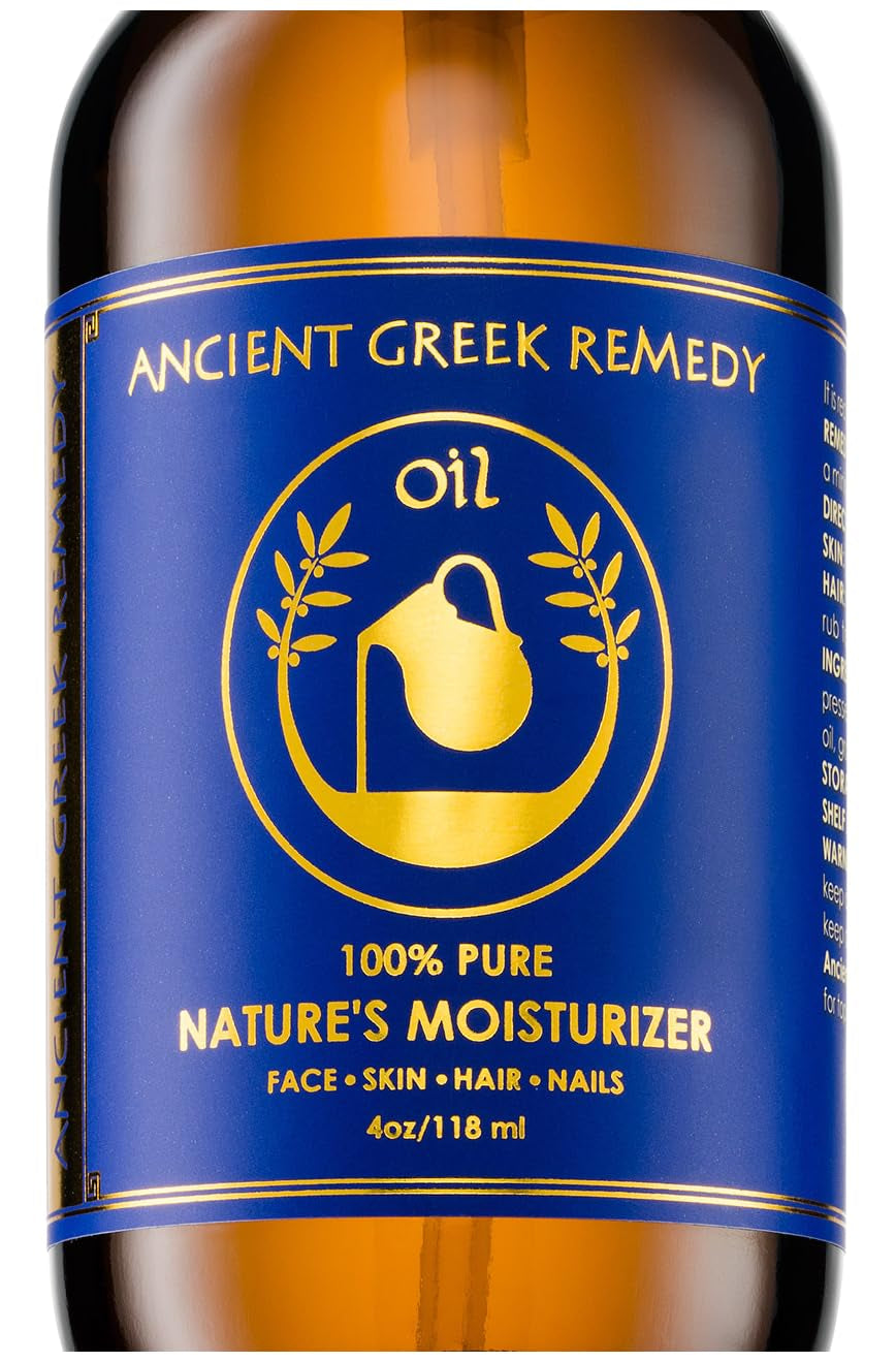 after Shower Body Oil for Women - Organic Face Oil & Body Moisturizer for Dry Skin with Sweet Almond, Jojoba, Olive, Lavender and Vitamin E Oil - Natural Clean Skincare, 4 Oz