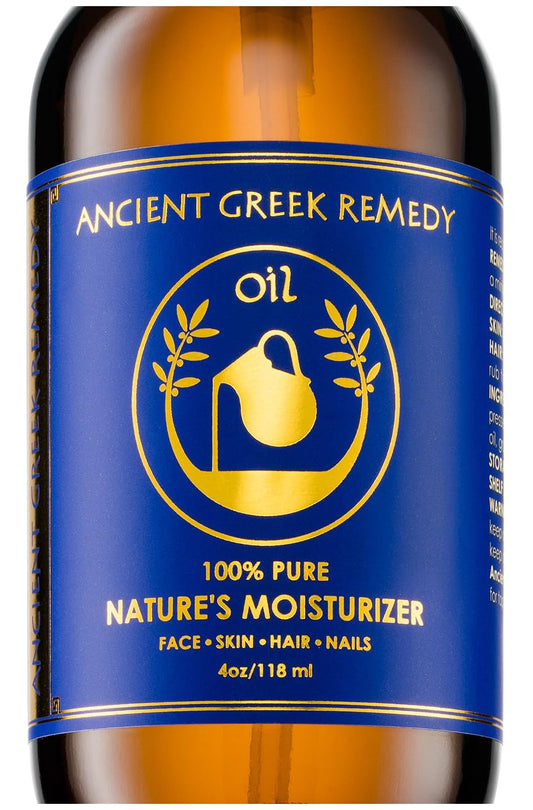 after Shower Body Oil for Women - Organic Face Oil & Body Moisturizer for Dry Skin with Sweet Almond, Jojoba, Olive, Lavender and Vitamin E Oil - Natural Clean Skincare, 4 Oz