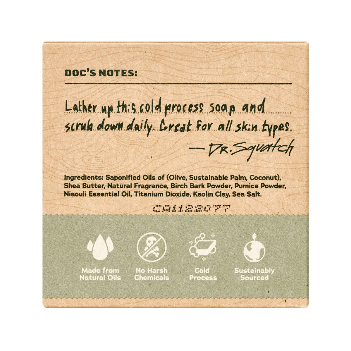 Birchwood Breeze Natural Bar Soap for Men, 5 Oz
