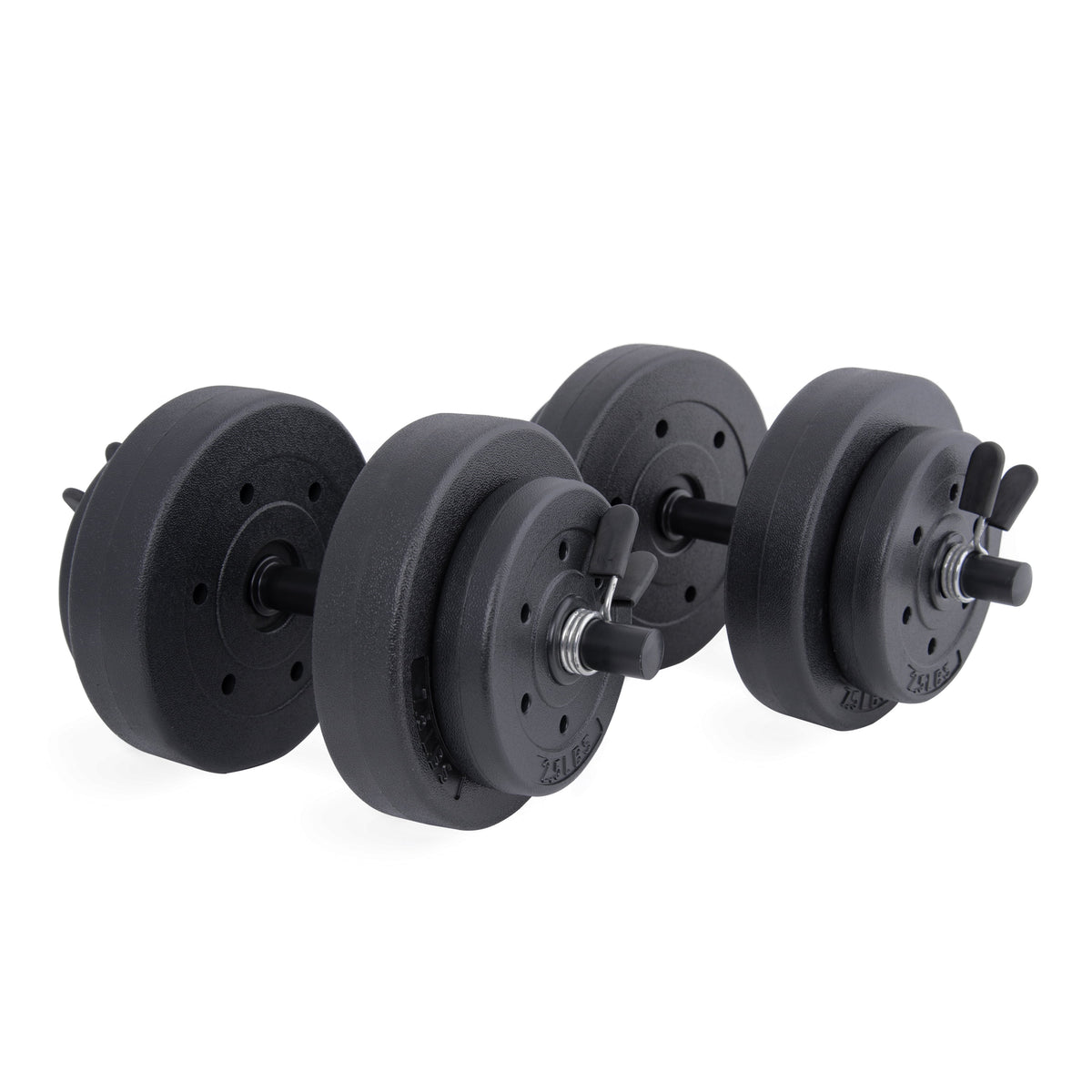 40Lb Adjustable Vinyl Dumbbell Set