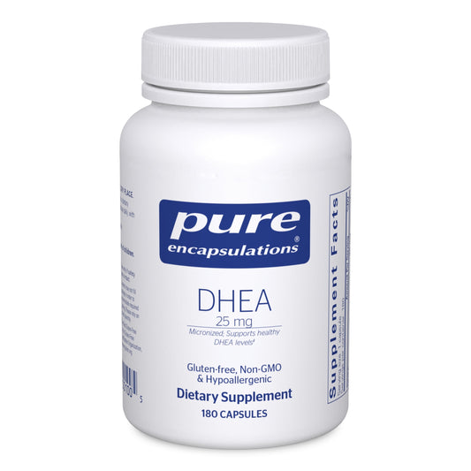 DHEA 25 Mg - Supplement for Immune Support, Hormone Balance, Metabolism Support, and Energy Levels* - with Micronized DHEA - 180 Capsules
