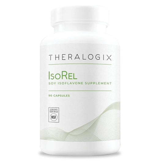 Isorel Whole Soybean Extract Supplement - 90-Day Supply - Menopause Support to Aid Hot Flashes - Prostate Health Support for Men - NSF Certified - 90 Capsules