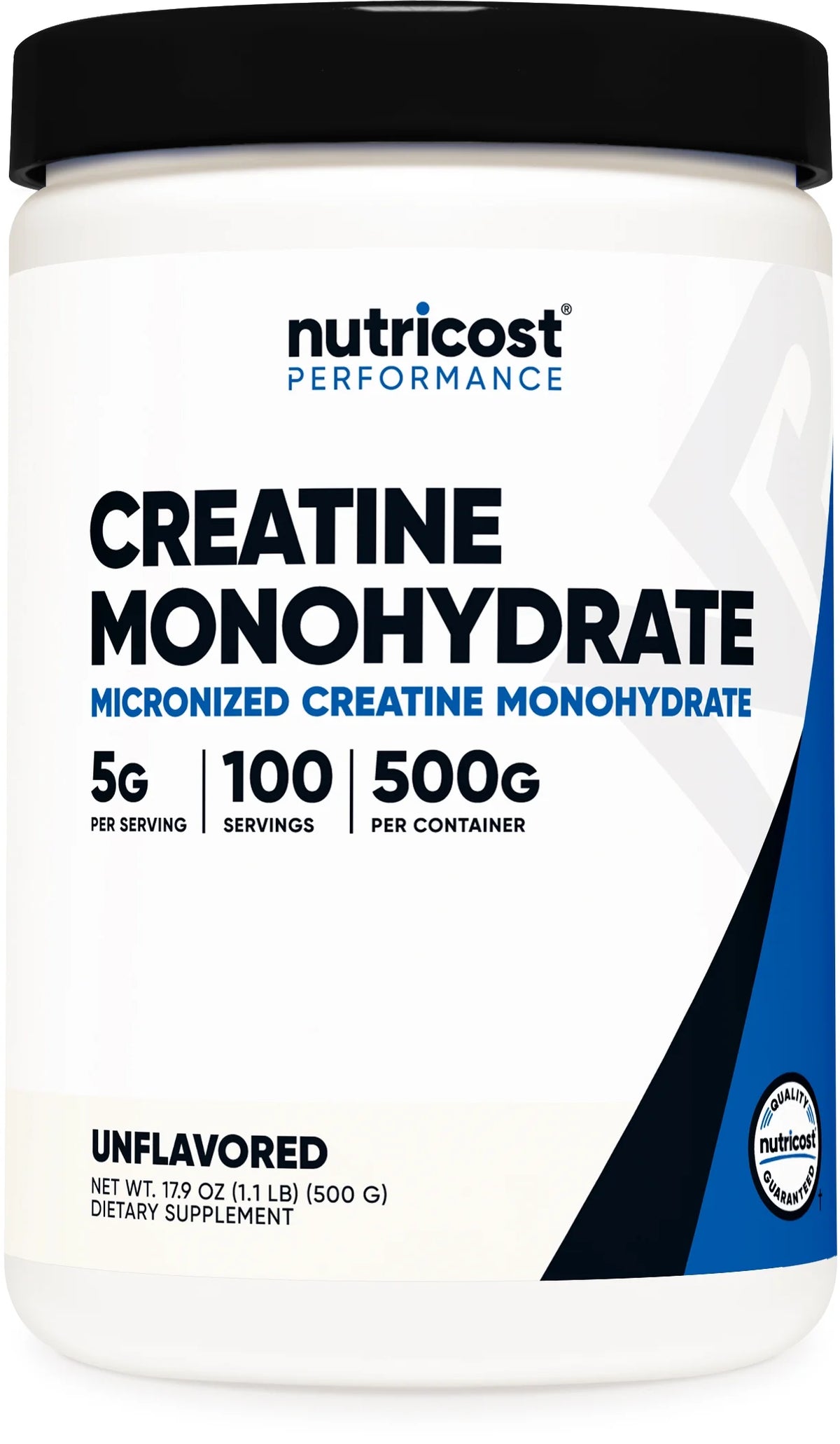 Creatine Monohydrate Powder 500 Grams (Unflavored) Supplement
