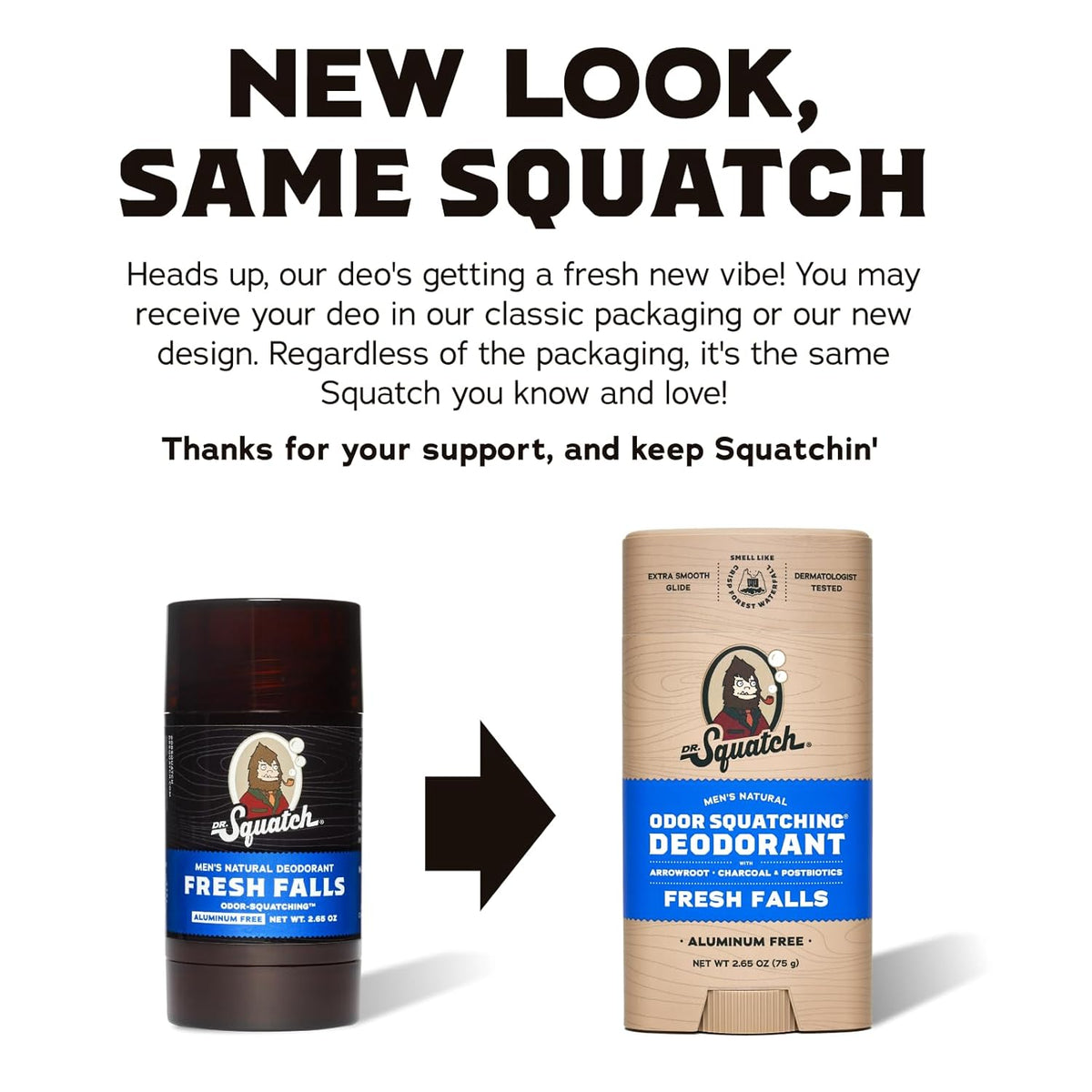Natural Deodorant for Men - Odor-Squatching Aluminum Free - Pine Tar & Birchwood Breeze (2.65 Oz, 2-Pack)