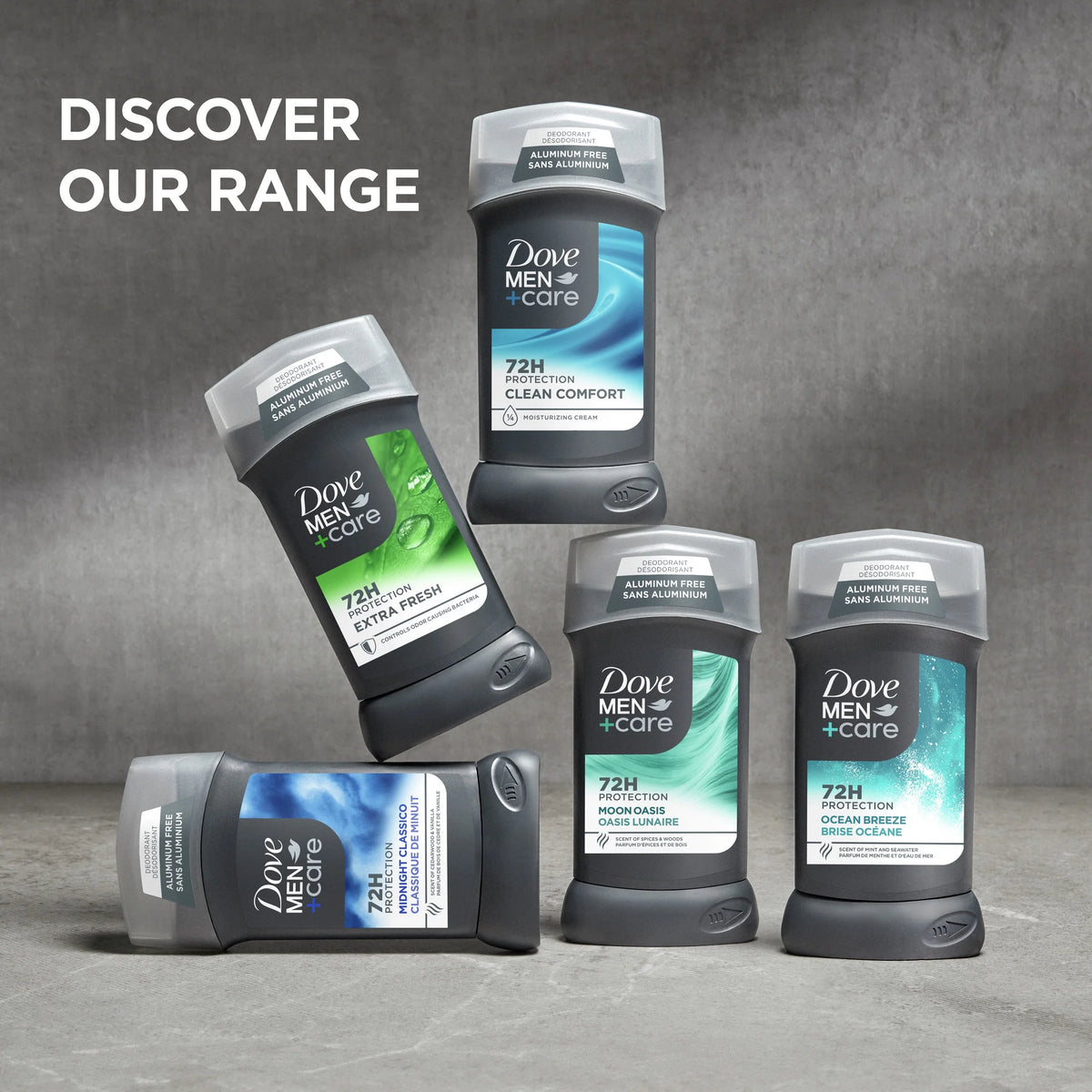 Deodorant for Men Moon Oasis Aluminum-Free, 3.Oz