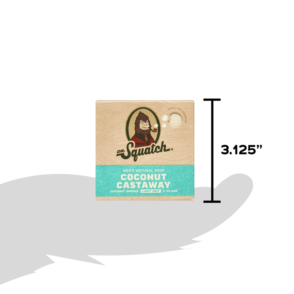 (3 Pack)  Coconut Castaway Natural Bar Soap for Men, 5 Oz