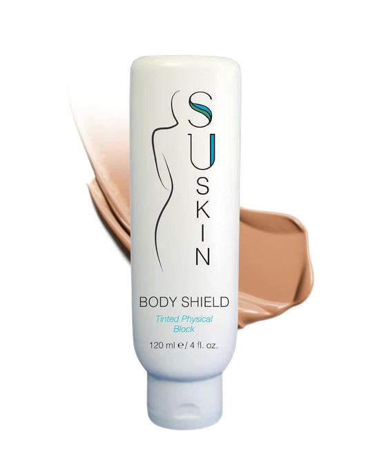 Body Shield Tinted Mineral Sunscreen for Body SPF Zinc Oxide Titanium Dioxide
