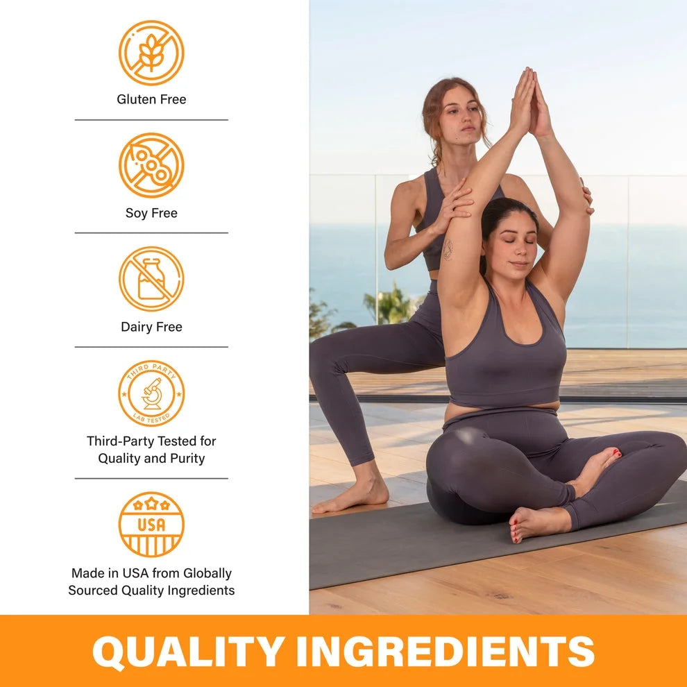 Gut Health Supplement, with Prebiotics + Probiotics + Postbiotic + L-Glutamine, 120 Ct
