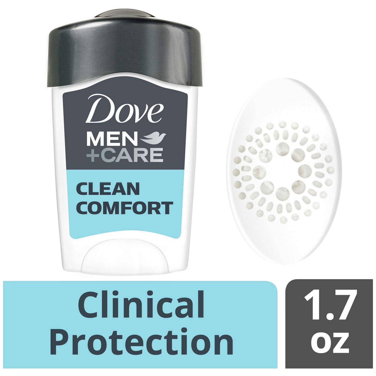Clinical Protection 96H Antiperspirant Clean Comfort Stick for Men, 1.7 Oz