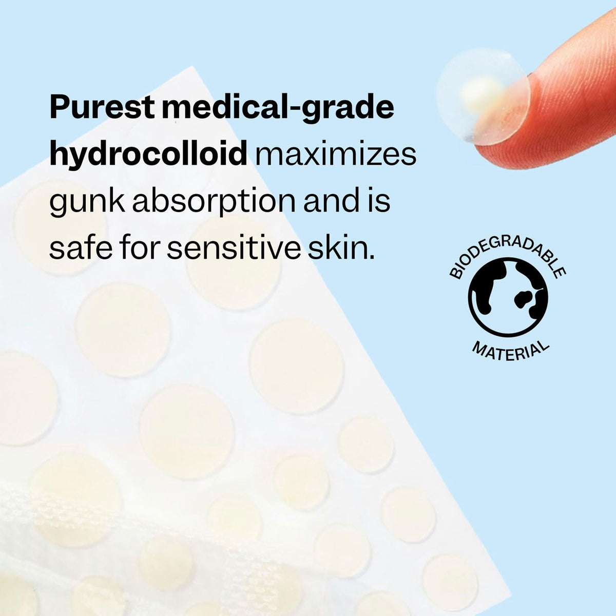| Acne Spot Dots | Hydrocolloid Acne Patches | for Zits, Blemishes, & Breakouts | Vegan | Cruelty-Free | Pimple Patches | Facial Skin Care Products | 3 Sizes (7Mm, 10Mm, & 12Mm) | 30 Ct