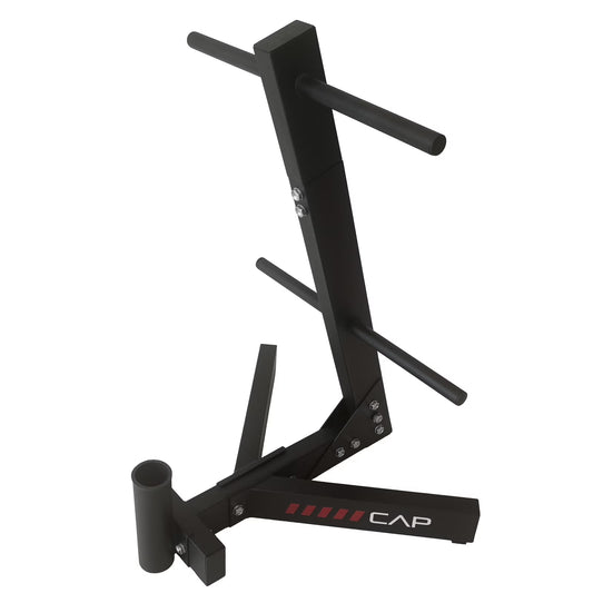 Hybrid Olympic and Standard Weight Plate Storage Rack