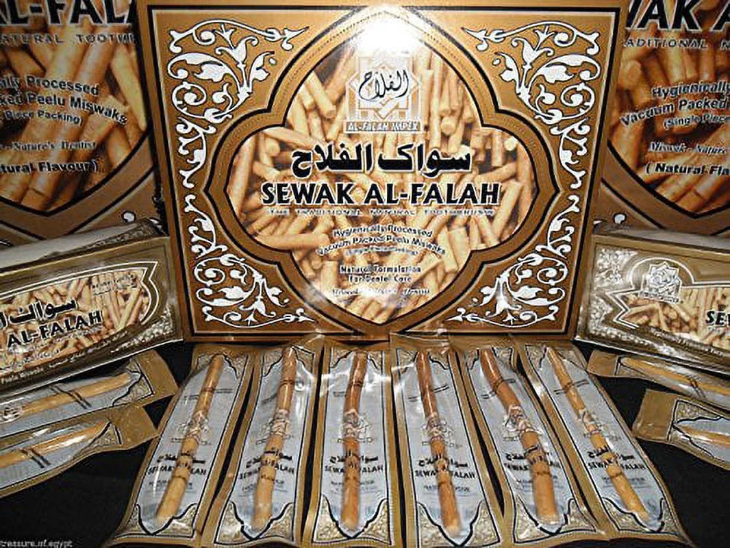 10 X  Miswak Traditional Natural Manual Toothbrush Sewak Vacummed & Packed